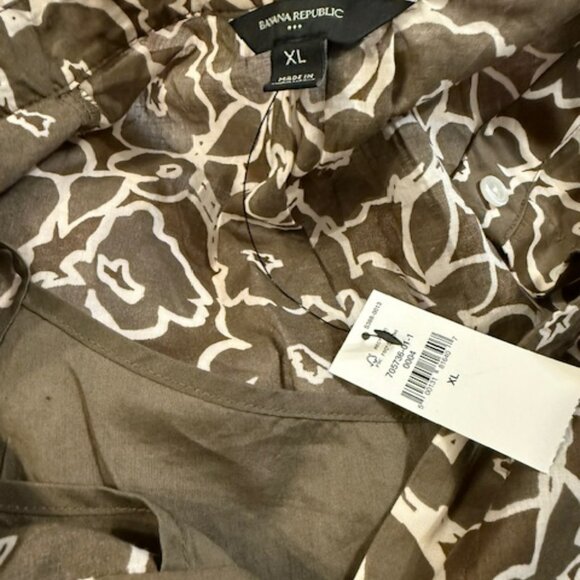 Retro Boho Voile floral Mini Shirtdress - Picture 16 of 16